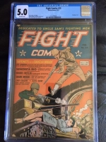 Fight Comics #24 CGC 5.0 ow