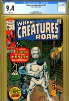 Where Creatures Roam #2 CGC 9.4 ow