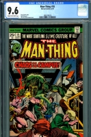 Man-Thing #18 CGC 9.6 cr/ow