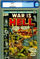 War is Hell #3 CGC 9.4 ow