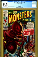 Where Monsters Dwell #3 CGC 9.4 ow/w