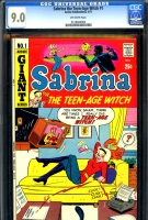 Sabrina the Teen-Age Witch #1 CGC 9.0 ow