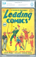 Leading Comics #1 CBCS 3.0 ow