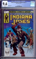 Further Adventures of Indiana Jones #1 CGC 9.6 w