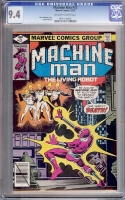 Machine Man #12 CGC 9.4 ow/w