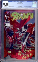 Spawn #8 CGC 9.0 w