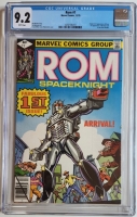 Rom #1 CGC 9.2 w