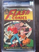 Flash Comics #60 CGC 8.0 ow/w