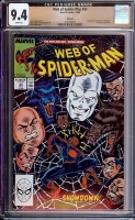 Web of Spider-Man #55 CGC 9.4 w Winnipeg