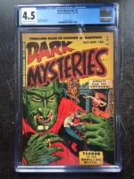 Dark Mysteries #3 CGC 4.5 cr/ow