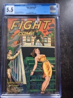 Fight Comics #41 CGC 5.5 cr/ow