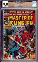 Master of Kung Fu #18 CGC 9.0 w Winnipeg