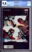 Civil War II #1 CGC 9.8 w