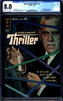 Boris Karloff Thriller #1 CGC 8.0 cr/ow