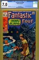 Fantastic Four #90 CGC 7.0 ow/w