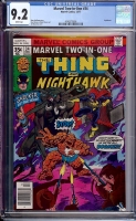 Marvel Two-In-One #34 CGC 9.2 w