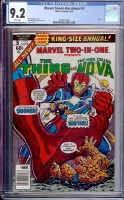 Marvel Two-In-one Annual #3 CGC 9.2 w