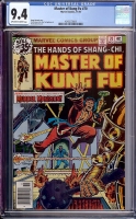 Master of Kung Fu #70 CGC 9.4 ow/w