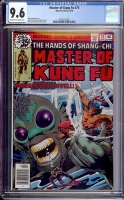 Master of Kung Fu #75 CGC 9.6 ow/w