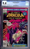 Tomb of Dracula #61 CGC 9.4 ow/w