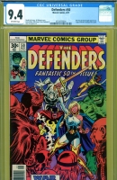 Defenders #50 CGC 9.4 ow