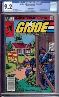 G.I. Joe, A Real American Hero #10 CGC 9.2 ow/w Newsstand Edition