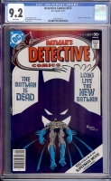 Detective Comics #472 CGC 9.2 w