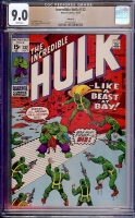 Incredible Hulk #132 CGC 9.0 w Winnipeg