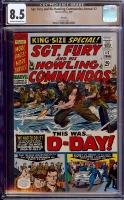 Sgt. Fury and His Howling Commandos Annual #2 CGC 8.5 ow/w Winnipeg