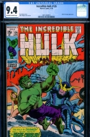 Incredible Hulk #126 CGC 9.4 ow/w