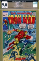 Iron Man #40 CGC 9.0 w Winnipeg