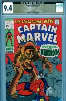 Captain Marvel #18 CGC 9.4 ow/w Winnipeg