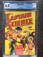 Captain Science #1 CGC 6.0 ow/w