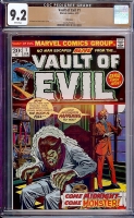 Vault of Evil #1 CGC 9.2 w Winnipeg