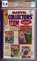 Marvel Collectors' Item Classics #11 CGC 9.4 w Winnipeg