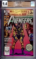 Avengers #213 CGC 9.4 ow/w Winnipeg