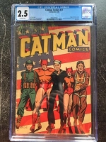 Catman Comics #27 CGC 2.5 ow