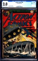 Action Comics #90 CGC 2.0 cr/ow