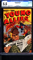 Young Allies #20 CGC 5.5 ow/w
