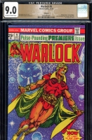 Warlock #9 CGC 9.0 ow/w Winnipeg