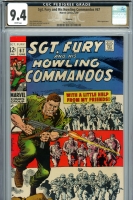Sgt. Fury and His Howling Commandos #67 CGC 9.4 w Winnipeg