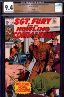 Sgt. Fury and His Howling Commandos #68 CGC 9.4 ow/w Winnipeg