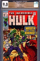 Incredible Hulk #124 CGC 9.0 ow/w Winnipeg