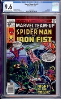 Marvel Team-Up #63 CGC 9.6 ow/w