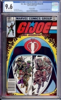 G.I. Joe, A Real American Hero #6 CGC 9.6 ow/w Newsstand Edition