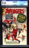 Avengers #6 CGC 7.5 ow/w