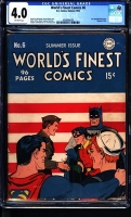 World's Finest Comics #6 CGC 4.0 ow