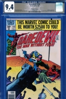 Daredevil #166 CGC 9.4 w Winnipeg