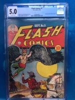 Flash Comics #9 CGC 5.0 ow