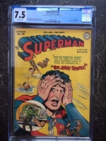 Superman #55 CGC 7.5 ow